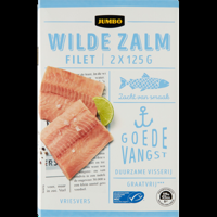 Jumbo Wilde Zalmfilet 2 x 125 g - thumbnail
