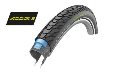 SCHWALBE Marathon e-plus - wired - addix e - smart dualguard - 27.5x2.00 - black + reflex