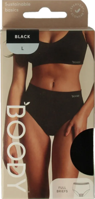 Boody Full Brief Taille Slip Zwart L Boody Full Brief Taille Slip Zwart L