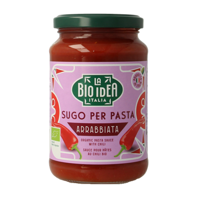 Bioidea Pastasaus arrabiata bio 340 Gram Bioidea Pastasaus arrabiata bio 340 Gram