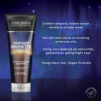 John Frieda Brilliant brunette midnight brunette shampoo 250 Milliliter - thumbnail