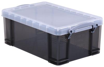 Really Useful Box opbergdoos 9 liter, transparant gerookt Really Useful Box opbergdoos 9 liter, transparant gerookt