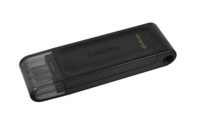 USB stick Kingston DT70/64GB usb c Zwart 64 GB