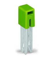 WAGO 284-422 Dwarsbrug Geel, Groen 100 stuk(s) - thumbnail