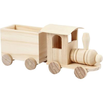 Creativ Company Houten trein met wagon Creativ Company Houten trein met wagon