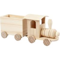 Creativ Company Houten trein met wagon - thumbnail