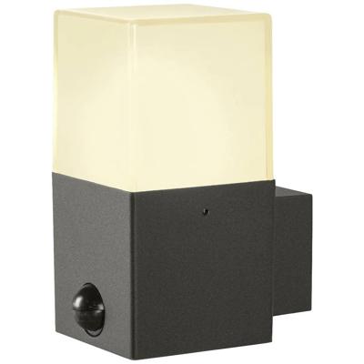 SLV Antractiete buitenlampGrafit met sensor vierkant - 1006183