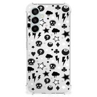 Extreme Case Samsung Galaxy A54 Silver Punk - thumbnail