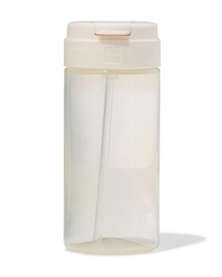 HEMA Schoolbeker met rietje 300ml beige (beige)