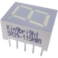 Kingbright 7-segments-display Groen 10 mm 2.2 V Aantal cijfers: 1 SA39-11GWA - thumbnail