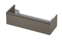 Onderkast INK 1 lade greeploos gelakt 45gr 120 cm x 45 cm x 35 cm Mat taupe 1240145 - thumbnail