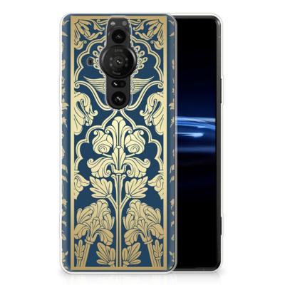Sony Xperia Pro-I | TPU Case | Beige Flowers Sony Xperia Pro-I | TPU Case | Beige Flowers