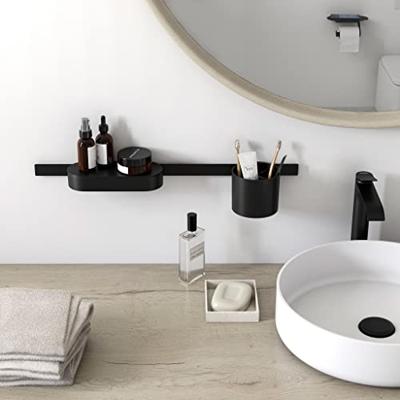 Hansgrohe WallStoris Bundelset Badkamer 50cm Mat Zwart - thumbnail