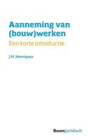 Aanneming van (bouw)werken - J.M. Henriquez - ebook - thumbnail
