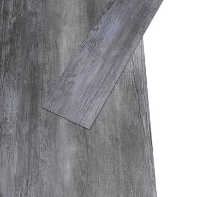 Vloerplanken zelfklevend 5,02 m 2 mm PVC glanzend grijs - thumbnail