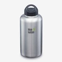 Klean Kanteen Classic Wide met ringdop, 1900ml/64oz Drinkfles Brushed Stainless 1900ml - thumbnail