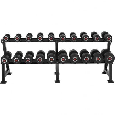 Professioneel dumbell rack met 325 kg dumbells