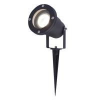 Sydney LED prikspot - Dimbaar - Kantelbaar - GU10 4 Watt 345 Lumen - 4000K neutraal wit - IP64 Waterdicht - Zwart - thumbnail