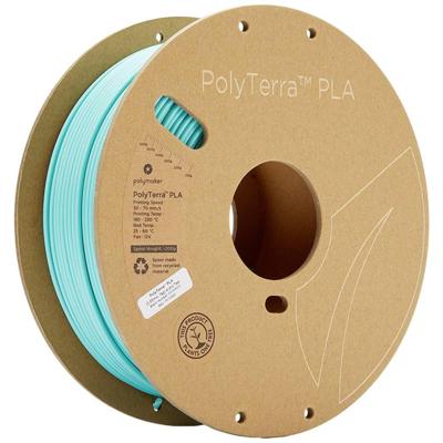 Polymaker 70845 PolyTerra PLA Filament PLA kunststof Gering kunststofgehalte 2.85 mm 1000 g Blauw-groen 1 stuk(s)
