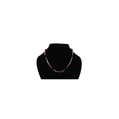 Collier Toermalijn Watermeloen Disc Collier Toermalijn Watermeloen Disc