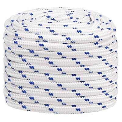 VidaXL Boottouw 20 mm 100 m polypropyleen wit