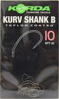Korda Kurv Shank Barbless Haak Size 10, 10 st - thumbnail