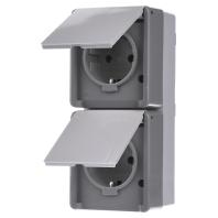 Siemens 5UB4723 2-voudig Grijs Schakelmateriaal 1 stuk(s) - thumbnail