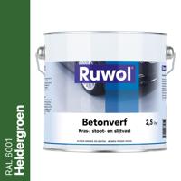 Ruwol Betonverf Heldergroen (RAL 6001) 2,5 liter - thumbnail
