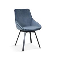 Stoel Eloise Blauw - Set van 2 - thumbnail