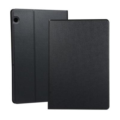 Universele voorjaar textuur TPU beschermhoes voor Huawei MediaPad T5 met houder (zwart)