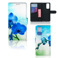 OnePlus 9 Pro Hoesje Orchidee Blauw - Cadeau voor je Moeder - thumbnail