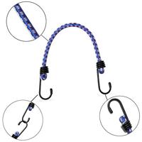 10 x Rubberen Bagagespin met haken 30 cm x 8 mm Ø - thumbnail