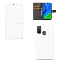Book Case Huawei P Smart (2020) Hoesje Wit met Pasjeshouder - thumbnail