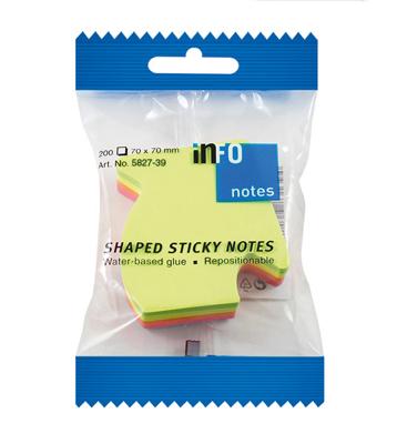 Info Notes in-5827-39 info shaped sticky notes 67x68 pijl 200 vel Info Notes in-5827-39 info shaped sticky notes 67x68 pijl 200 vel
