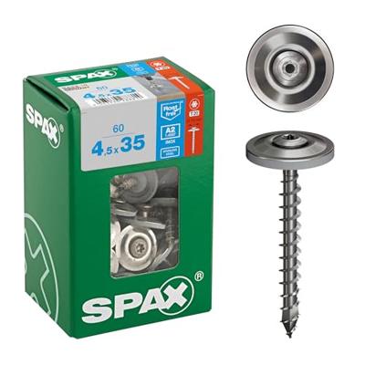 SPAX 4587000450357 Spengler-schroef 4.5 mm 35 mm T-STAR plus RVS A2 60 stuk(s)