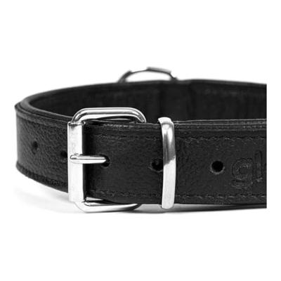 Hondenhalsband Gloria Drymilled Zwart (30 x 1,5 cm)