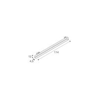 SLV 3-fase lampSight Track zilvergrijs - 1005402 - thumbnail