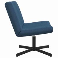 Draaistoel Blauw Stof - thumbnail