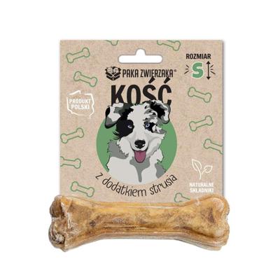 PAKA ZWIERZAKA Bone with added ostrich S 10 cm - traktatie voor hond - 35g
