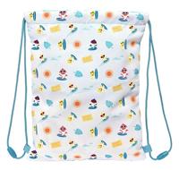 Rugtas met Koordjes Baby Shark Surfing Blauw Wit 26 x 34 x 1 cm - thumbnail