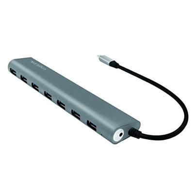 LogiLink UA0310 interface hub USB 3.2 Gen 1 (3.1 Gen 1) Type-C 5000 Mbit/s Grijs