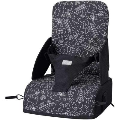 NUBY Kinderzitje - Panda - 3-puntsgordel - Vanaf 6 maanden - Zwart/Wit