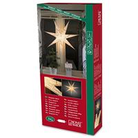 Konstsmide 2985-270 Kerstster Gloeilamp, LED Wit, Zwart Standaard - thumbnail
