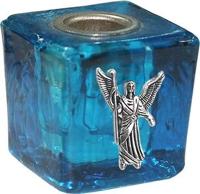 Turquoise Mini Kaarshouder Aartsengel Rafael - thumbnail