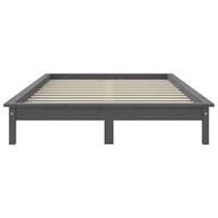Bedframe massief grenenhout grijs 120x190 cm 4FT Small Double - thumbnail