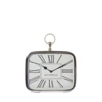 Riverdale Tafelklok Luton Silver 25cm - thumbnail