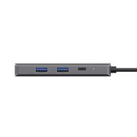 Trust Dalyx 6-in-1 USB-C-adapter USB Hub Zilver - thumbnail