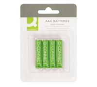 Q-CONNECT batterij, alkaline, AAA, blister van 4 stuks - thumbnail