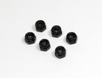 Nylon Self-lock Nut M4 (6) Buggy/Truggy (1230040) - thumbnail