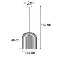 QAZQA Design hanglamp goud - Wire Knock - thumbnail